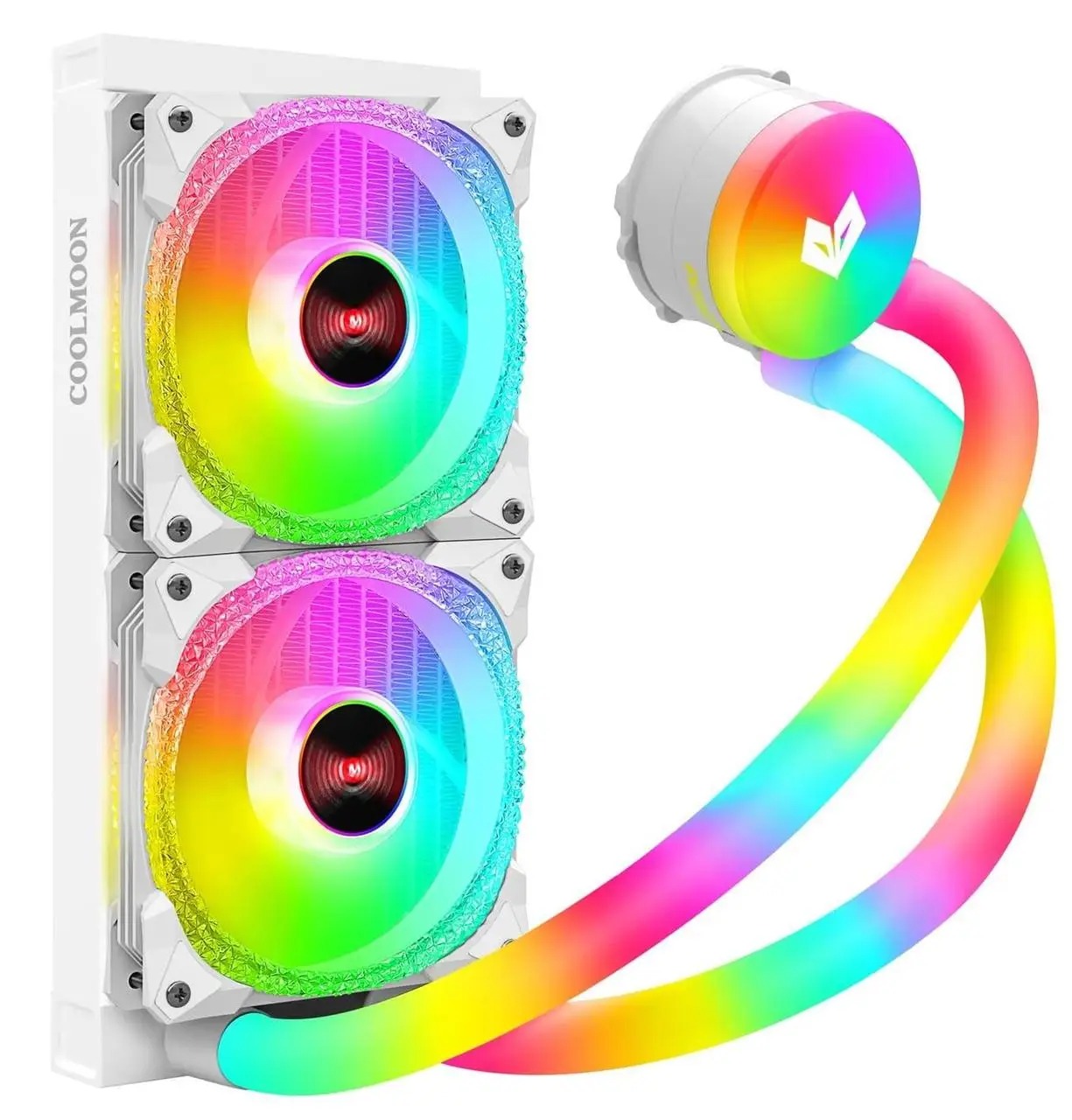 Рідинний кулер для процесора Coolmoon AS240-MZ - Зображення 2