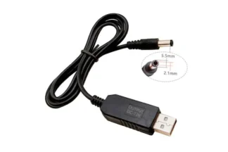 Кабель перетворювач USB-DC 5v-12v (1m)