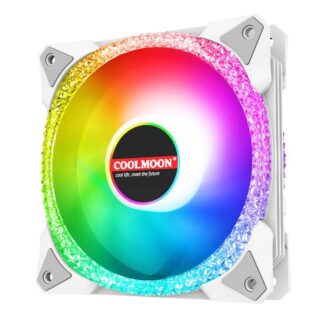 Кулер для корпусу Coolmoon CM-AS2-5V-W