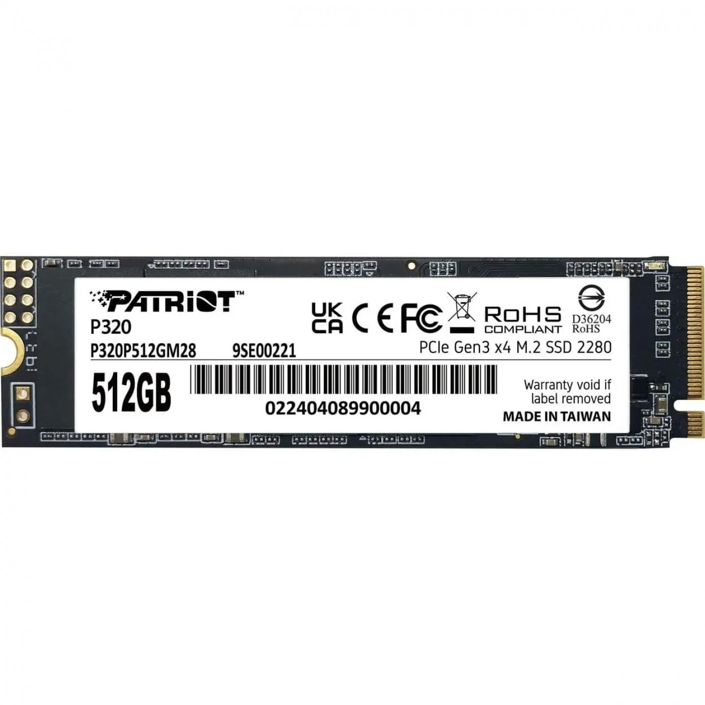 SSD M.2 NVMe Patriot P320 512GB