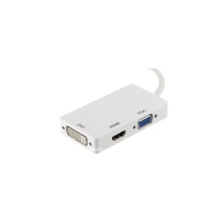Конвертер Mini DisplayPort на HDMI/DVI/VGA