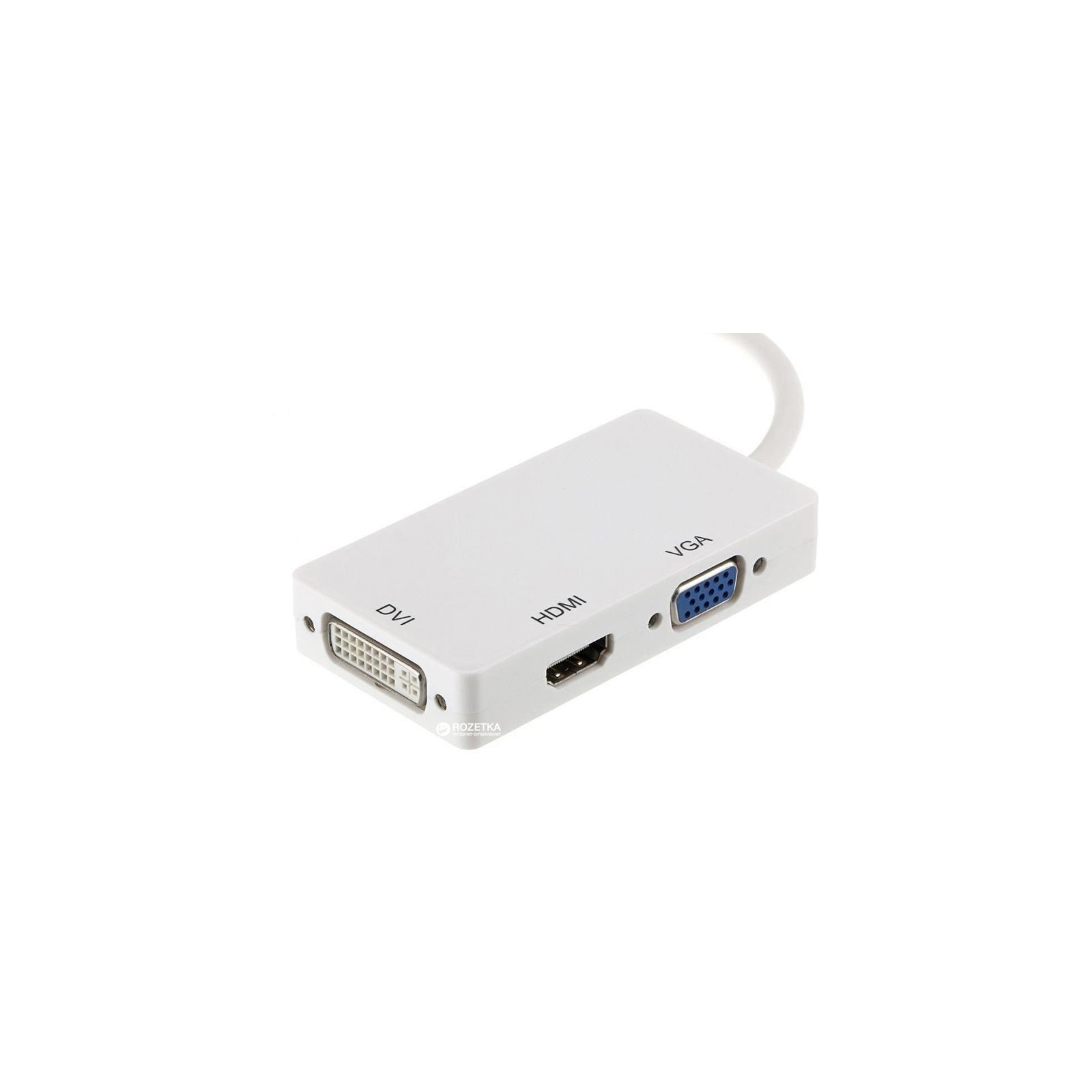 Конвертер Mini DisplayPort на HDMI/DVI/VGA