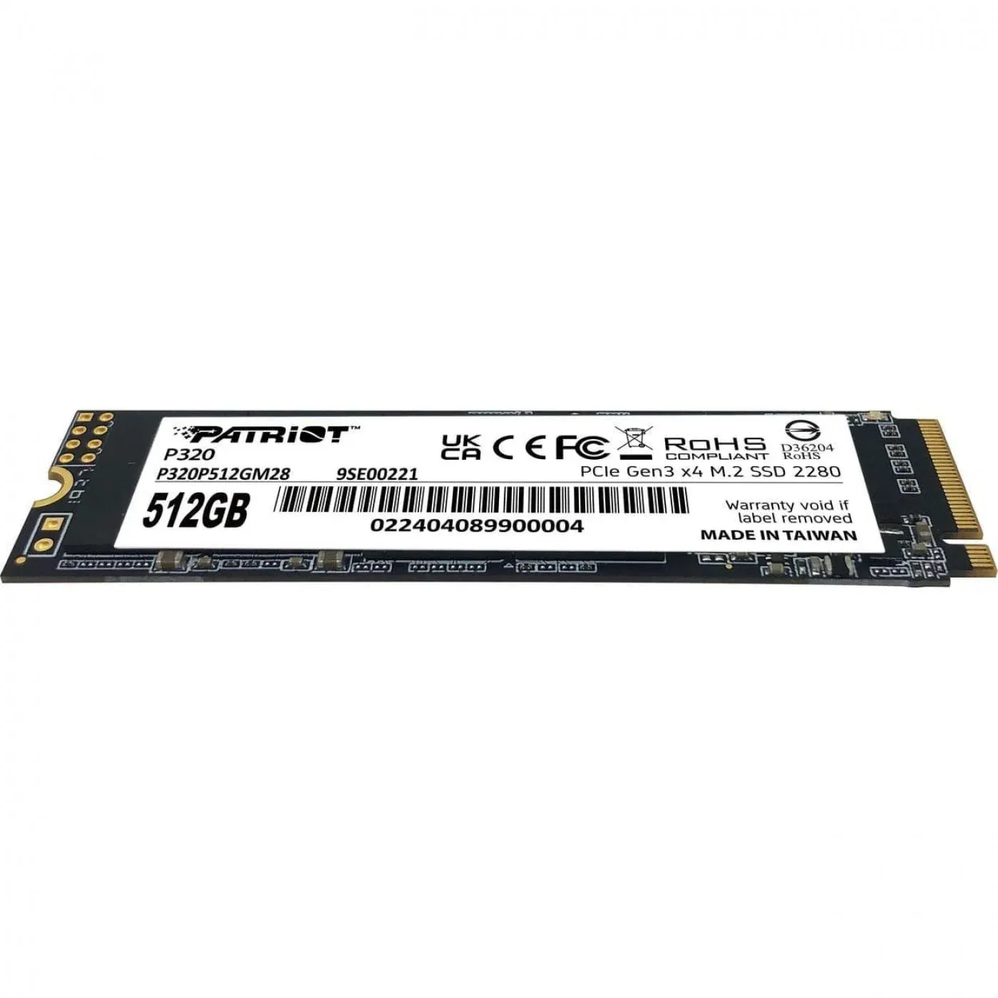 SSD M.2 NVMe Patriot P320 512GB - Зображення 2