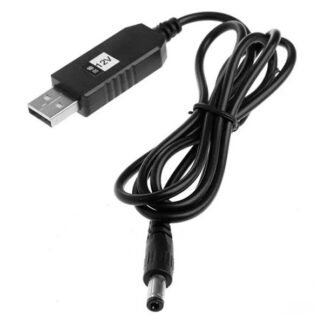 Кабель перетворювач USB-DC 5v to 9v/12v (1m)