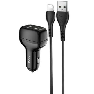 АЗП HOCO Z36 Leader dual (iP) Black