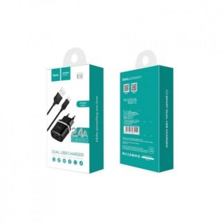 ЗП HOCO C12 Smart dual USB (Micro) Black
