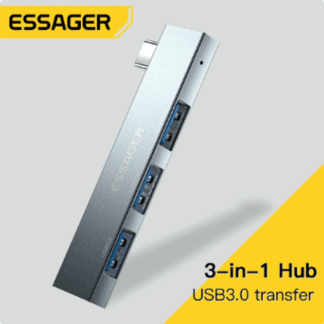 USB-хаб Type-C Essager 3в1