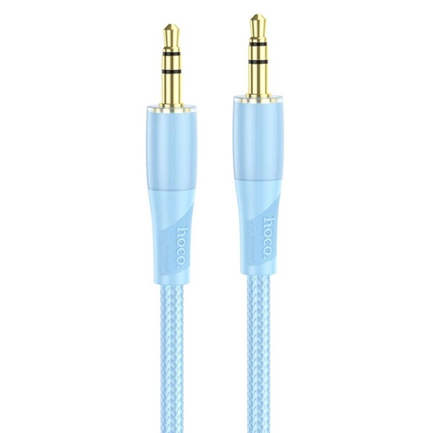 Аудiо-кабель HOCO UPA25 Transparent Discovery Edition AUX cable Blue