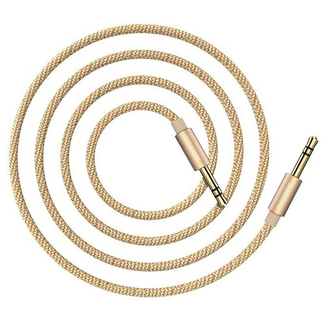 Аудiо-кабель BOROFONE BL3 Audiolink AUX cable, 1m Gold
