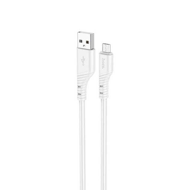 Кабель HOCO X97 Crystal color silicone charging data cable Micro - Зображення 3