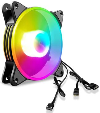 Кулер для корпусу Coolmoon CM-MA-ARGB-W