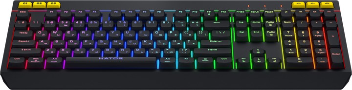 Клавіатура мембранна HATOR Icefall black - Зображення 2