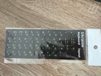 Наклейка на клавіатуру Матова Black