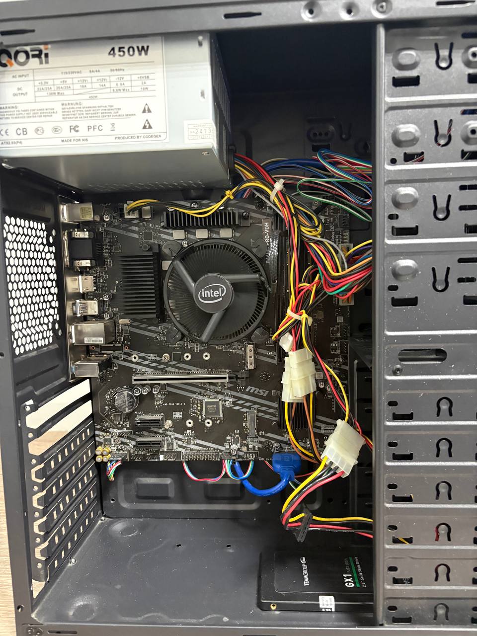 б/в сб intel Celeron g5925/Intel UHD Graphics 610/16gb ddr4/240ssd/450w - Зображення 3