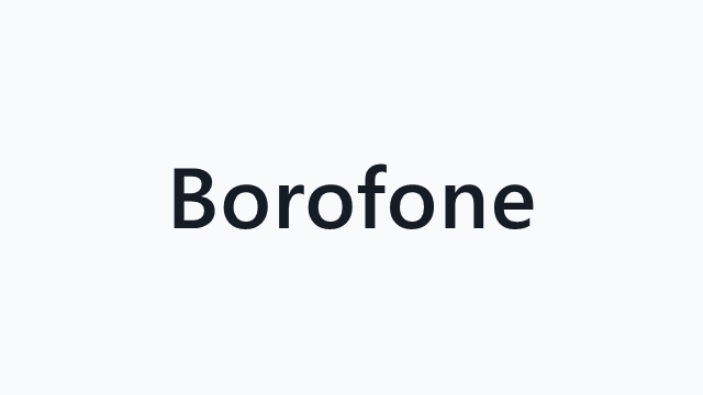 Borofone